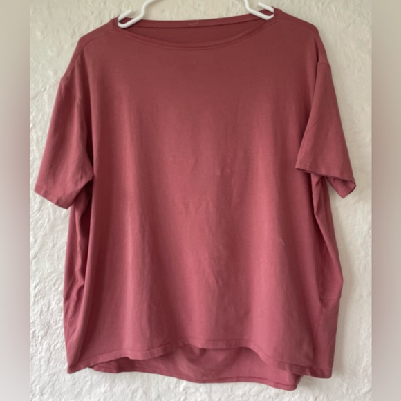 Lululemon Back In Action Short Sleeve Oversized Slouchy t-shirt in Spiced Chai - Picture 1 of 9